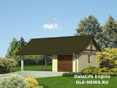 Гараж на дачном участке