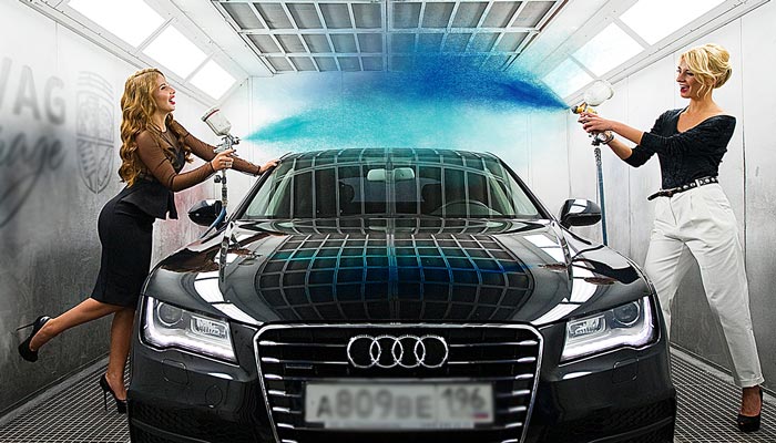 определяем дефекты покраски машины на глаз