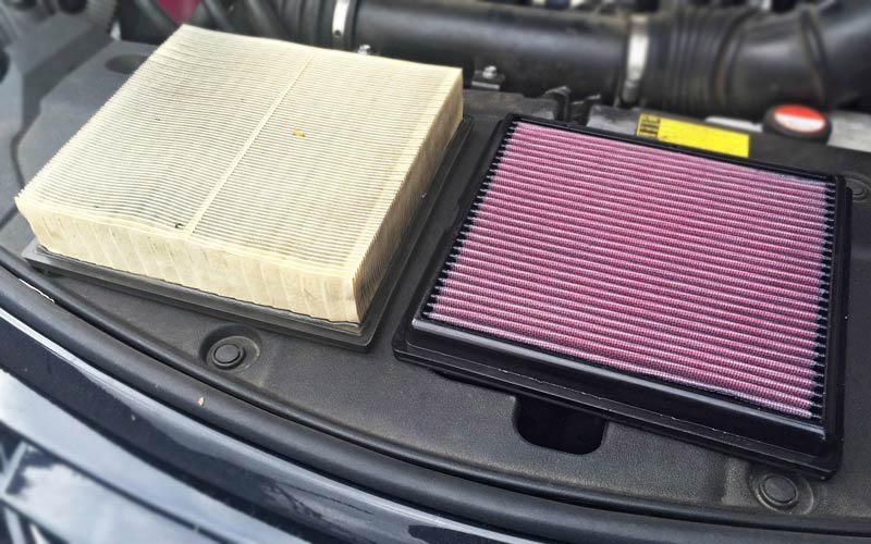 стандартный и спортивный воздушный фильтр