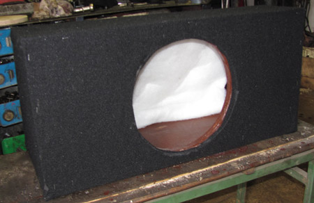 готовый корпус сабвуфера покрытый карпетом готовый корпус сабвуфера покрытый карпетом