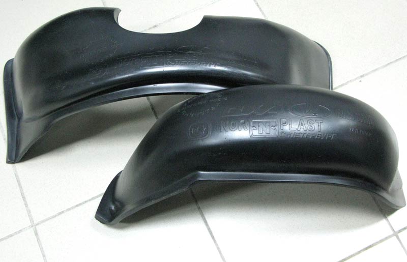 какие бывают подкрылки на автомобиль