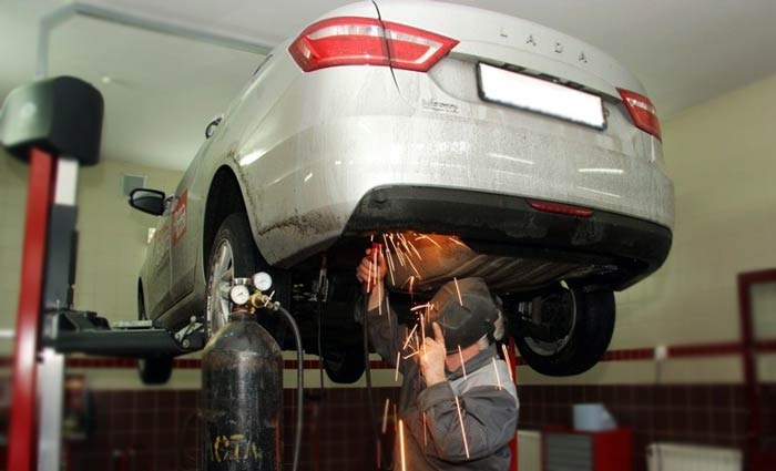 сварка глушителя - лучший способ ремонта