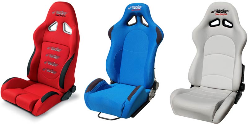 Спортивные сиденья Sparco различных цветов Спортивные сиденья Sparco различных цветов